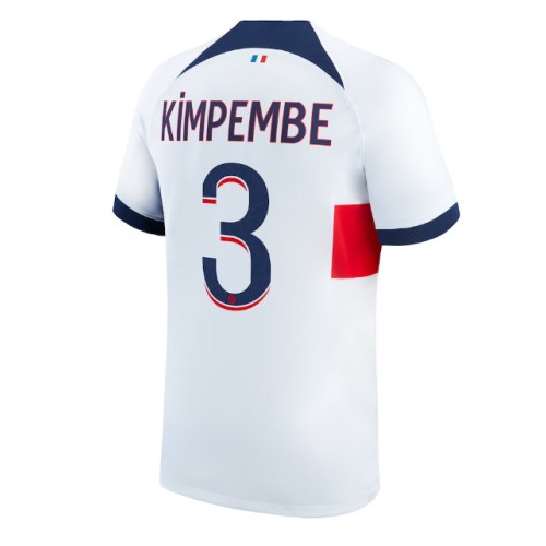 Maillot de foot Paris Saint-Germain Presnel Kimpembe #3 Extérieur 2023-24 Manches Courte